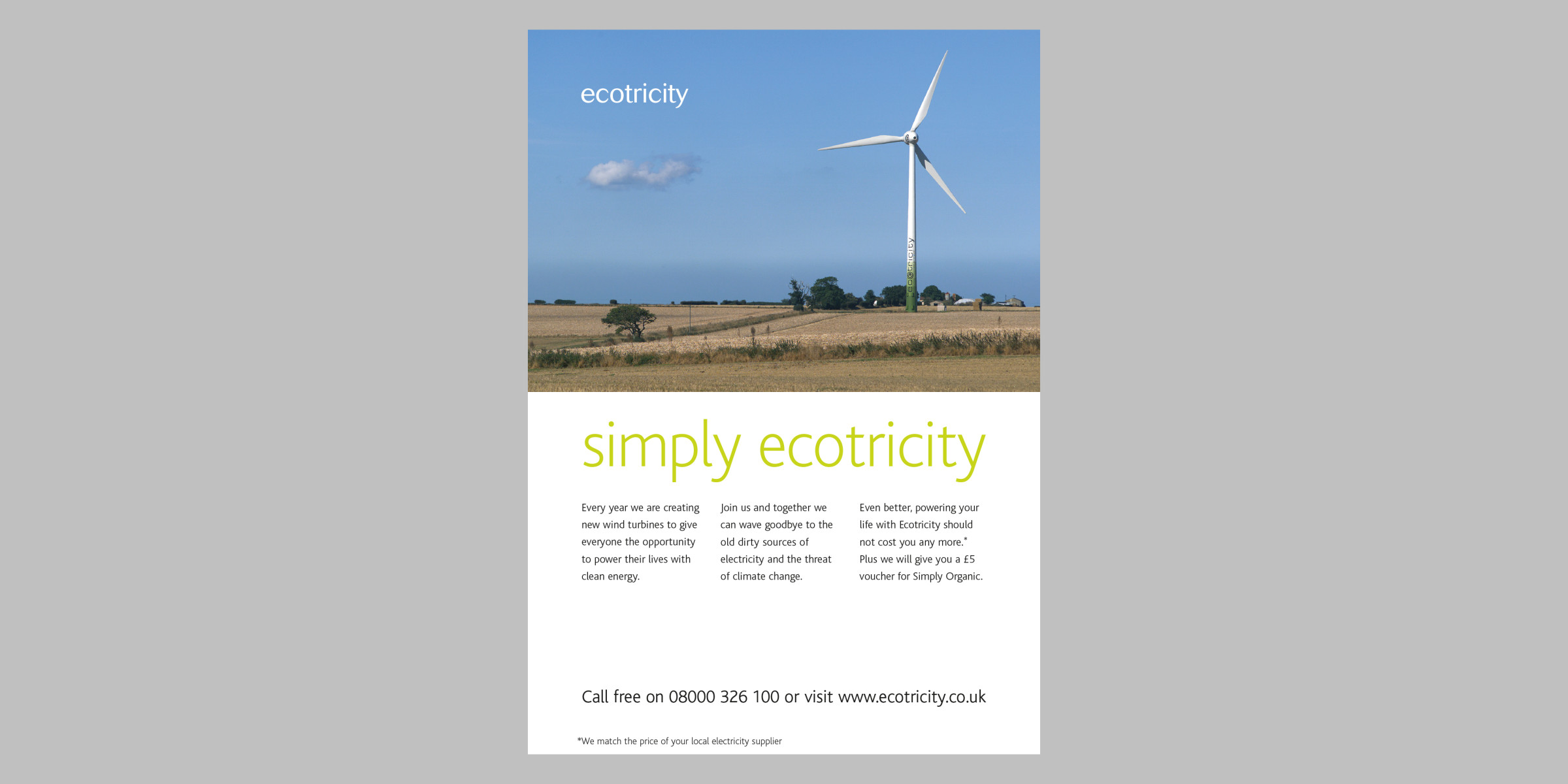 Ecotricity advert
