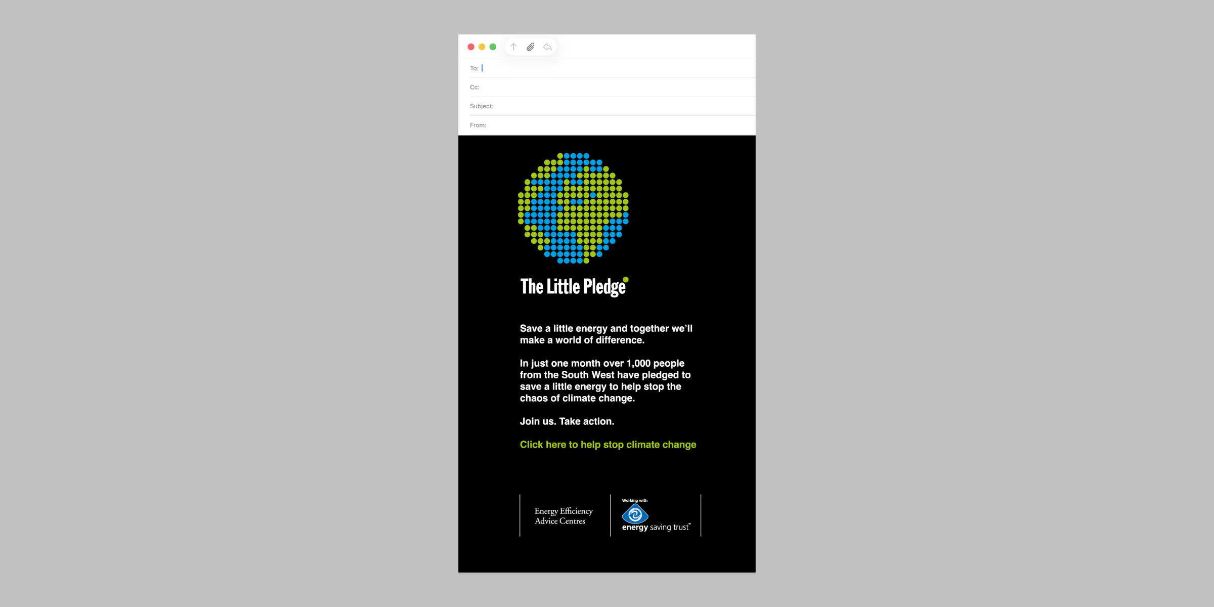 Energy Saving Trust campaign email
