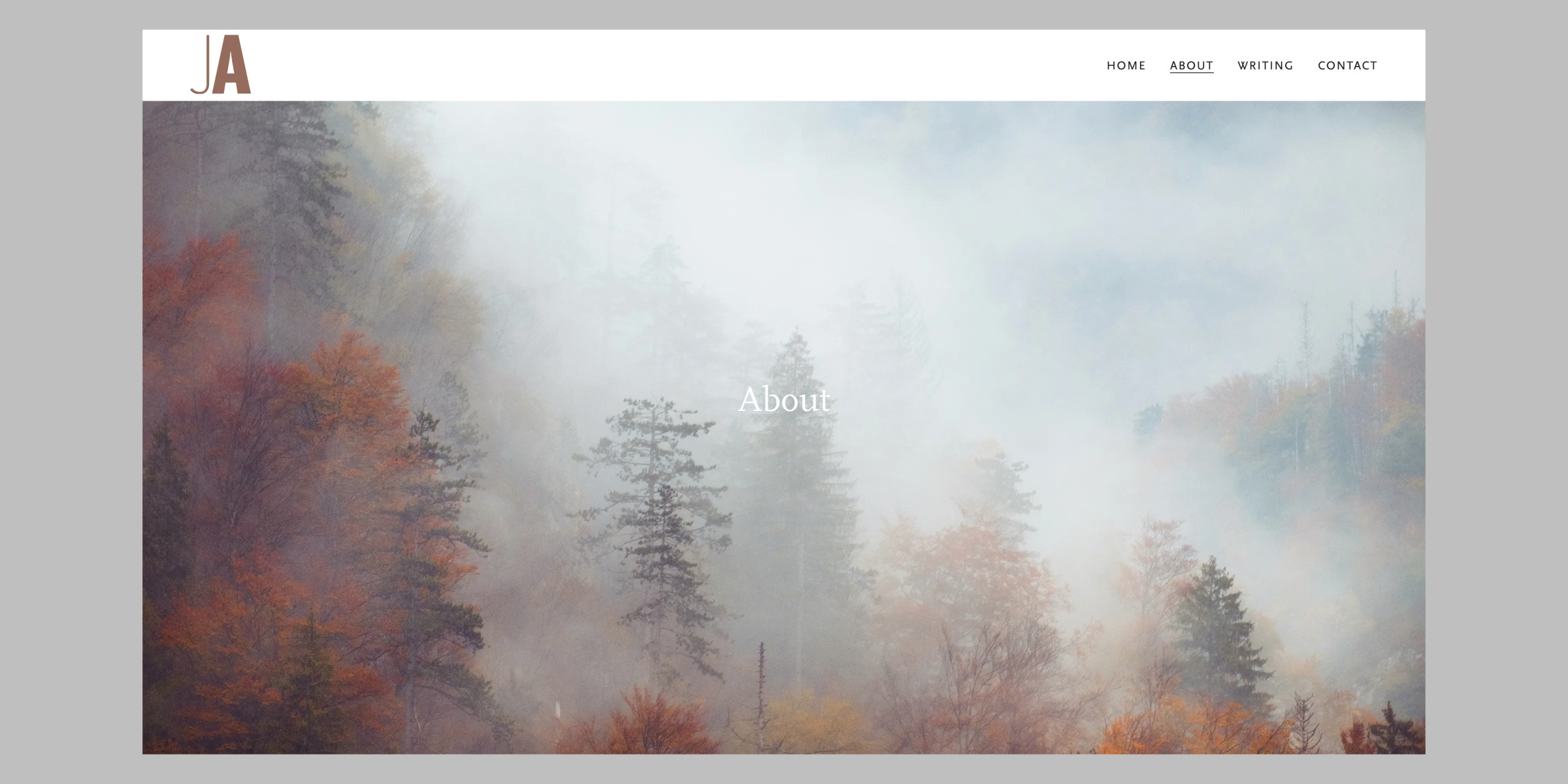 Judith Anderson about page