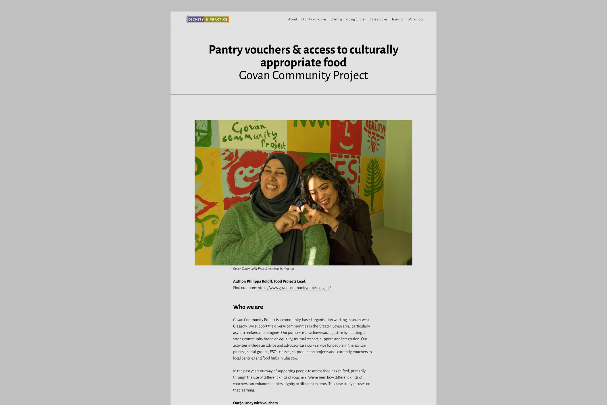 Nourish Scotland case study page