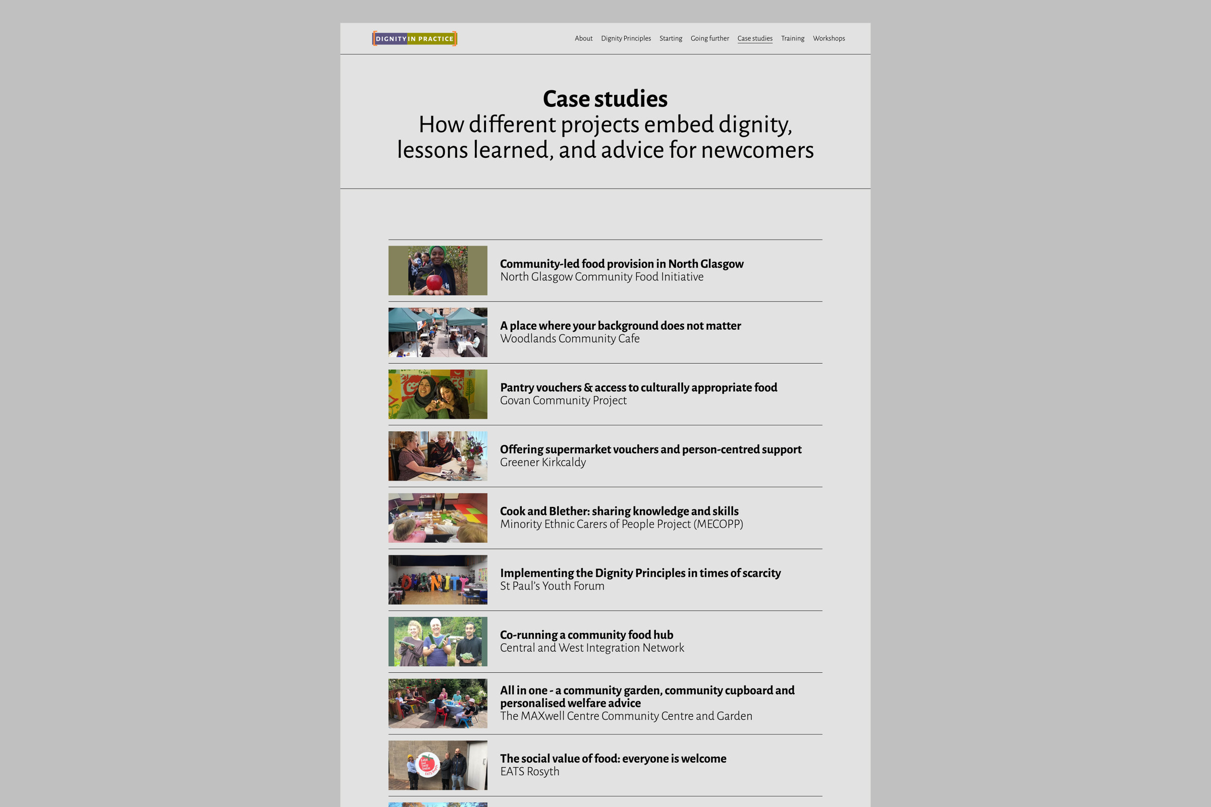 Nourish Scotland case studies