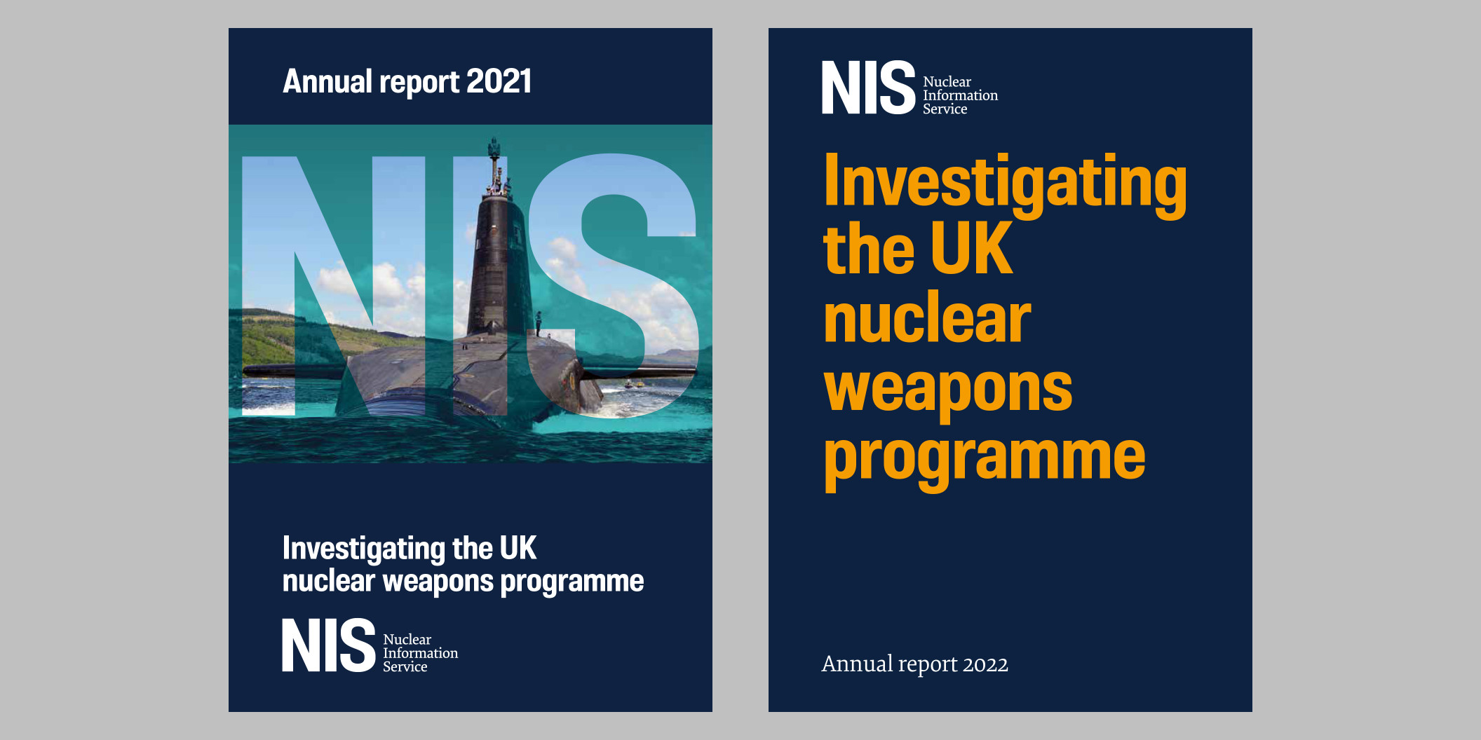 Nuclear Information Service annual reports 2021 and 2022