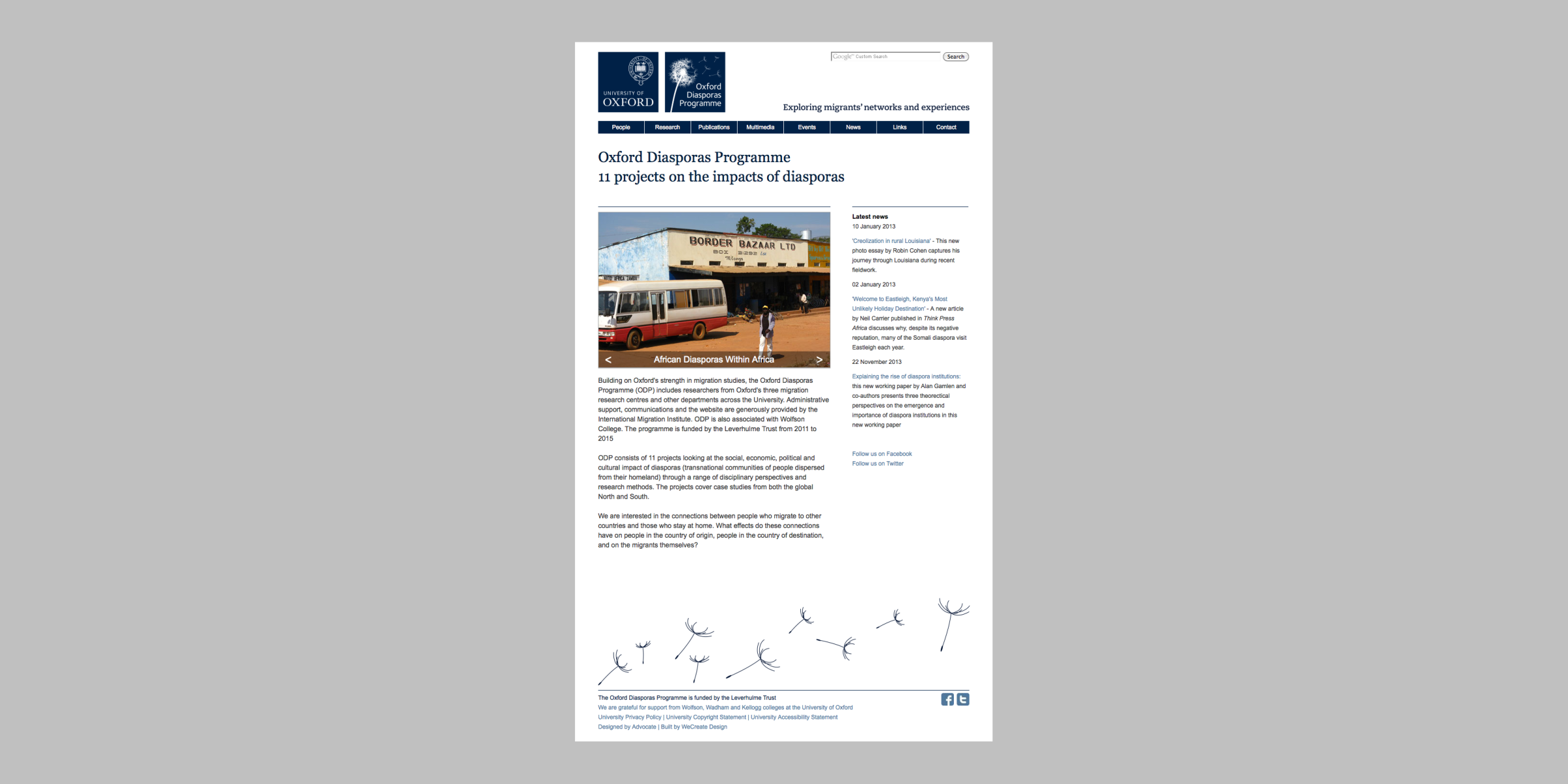 ODP University of Oxford website