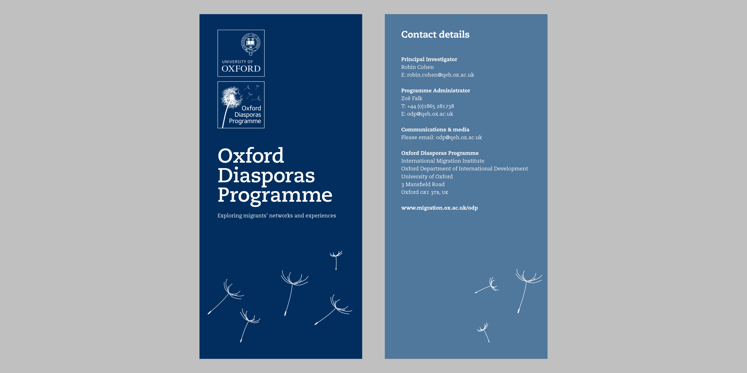 ODP University of Oxford leaflet