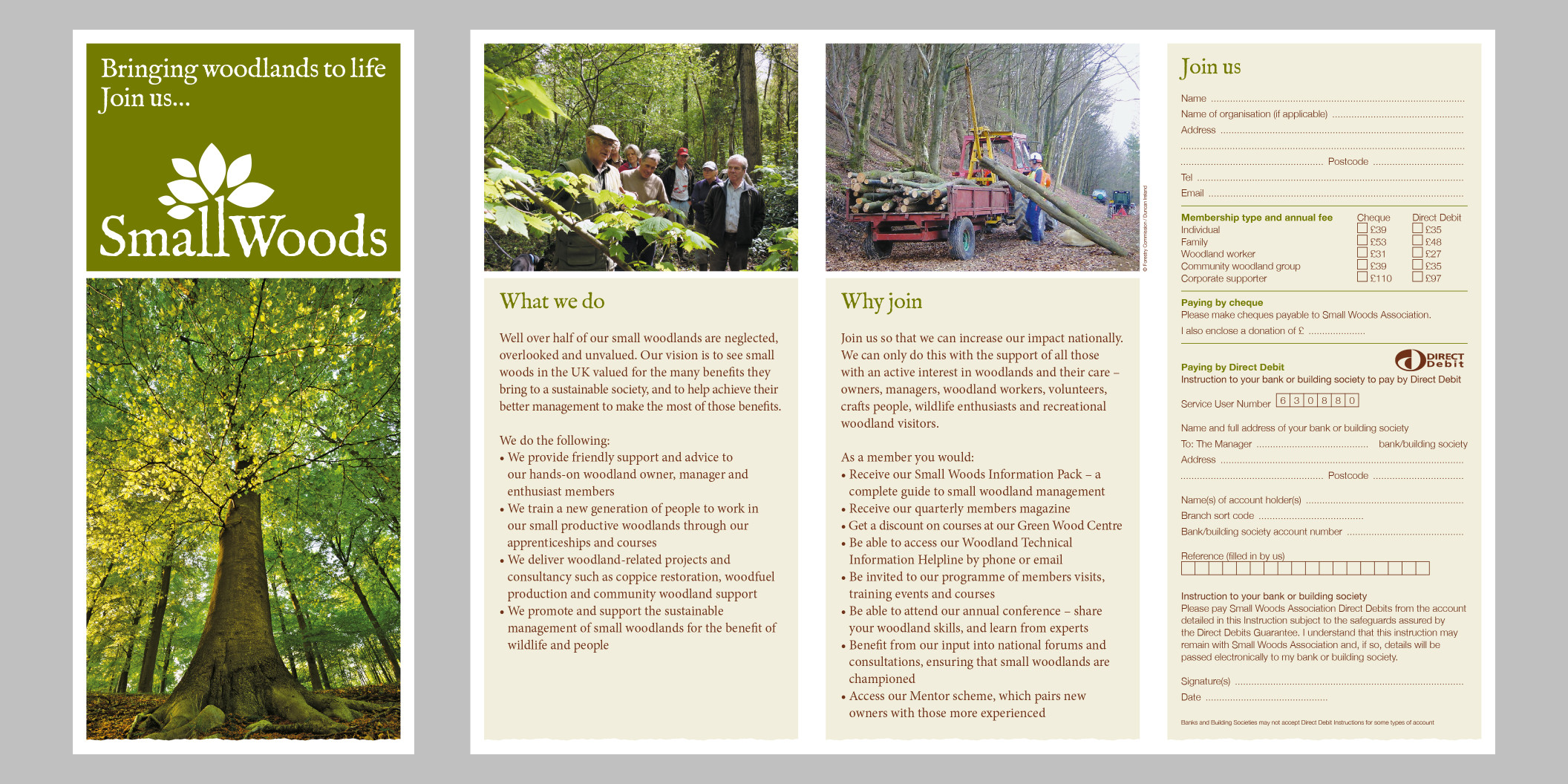 Small Woods membership leaflet